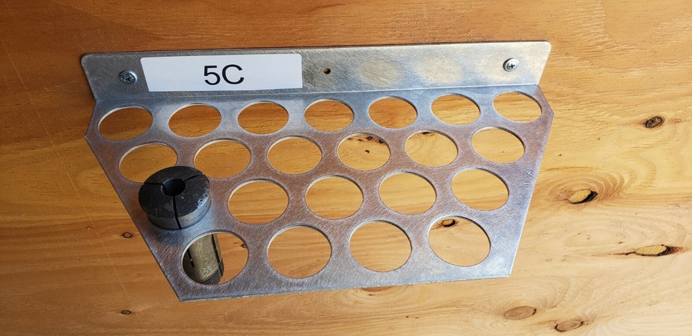 5C COLLET RACK HOLDER hold up to 22 collets