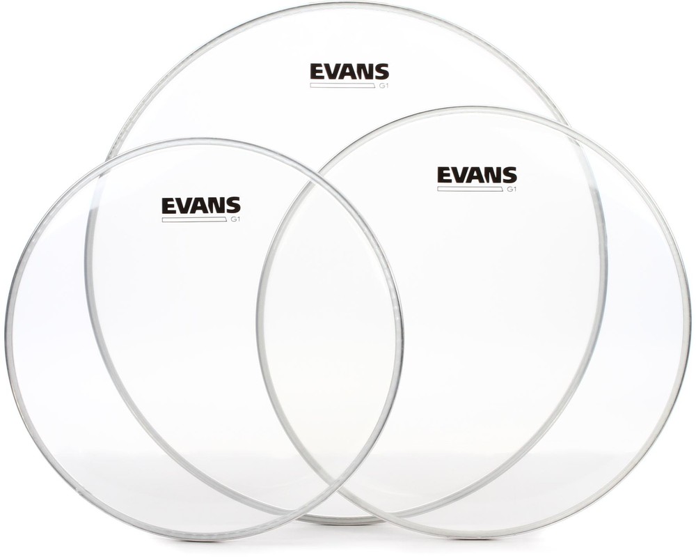 Evans G1 Tom Pack - 12, 13, 16 - Clear