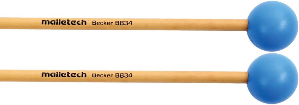 Bob Becker Xylophone Mallet - Medium Bright Blue Medium Hard