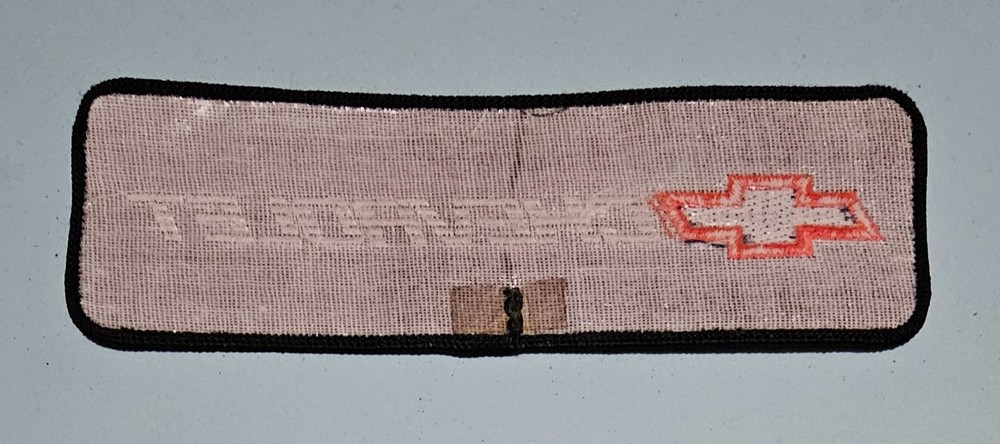Vintage Chevrolet Employee Embroidered Uniform Logo Patch