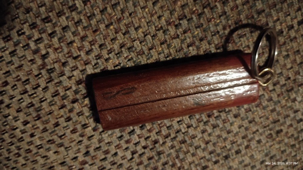 Small Teak Hand carved Key Chain(REZA)