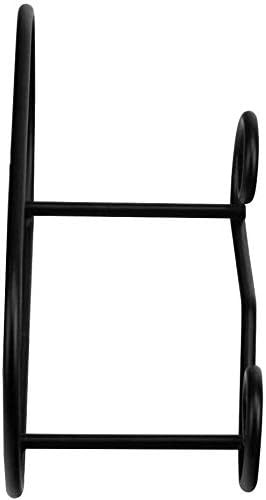 Wall Mount Plate Display Stands - 2 Pack Black Iron Easel Holders - Vertical Wal