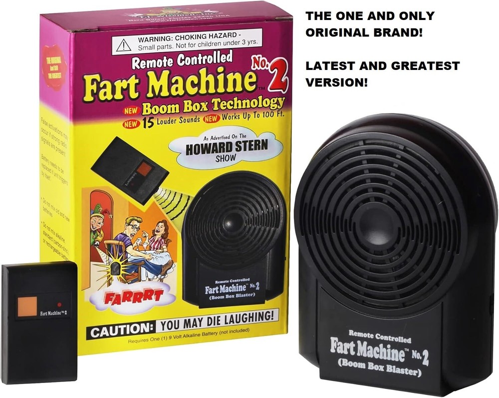 Remote Controlled FART Machine #2 - FUNNY BOOM BOX Technology - LATEST VERSION!
