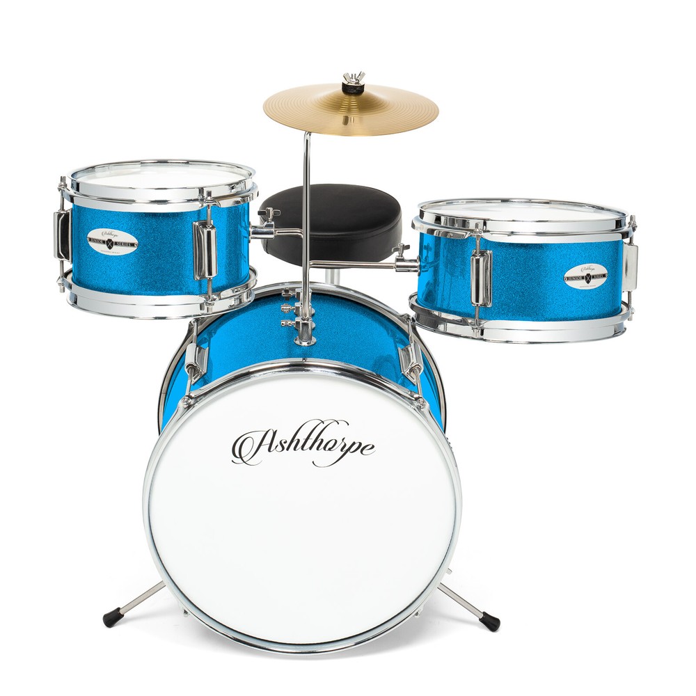 3-Piece Junior Drum Set - Complete Mini Beginner Kit