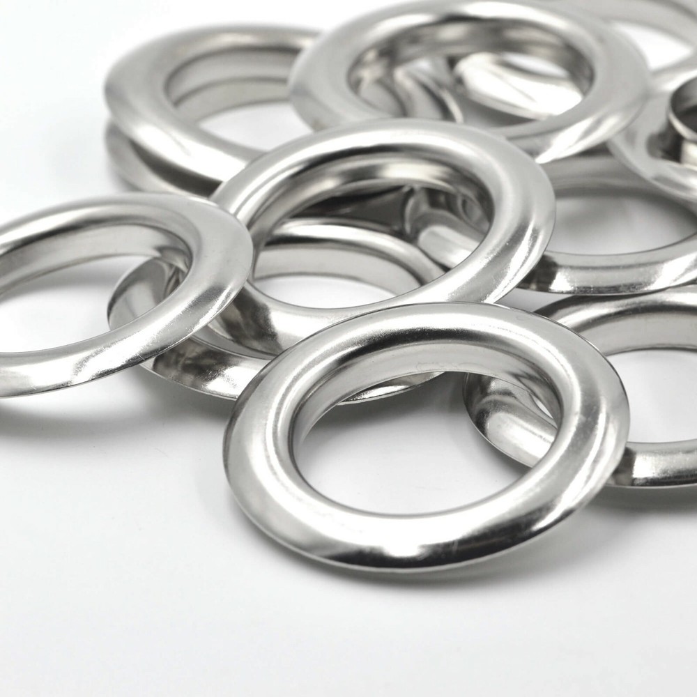 Solid Brass Eyelets Grommet with Washer for Curtain Leather Craft Bag