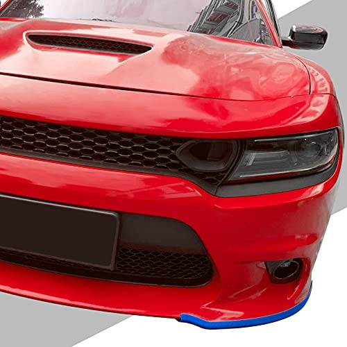 Front Bumper Lip Splitter Protector Front Shovel for 2015-2021 Dodge blue