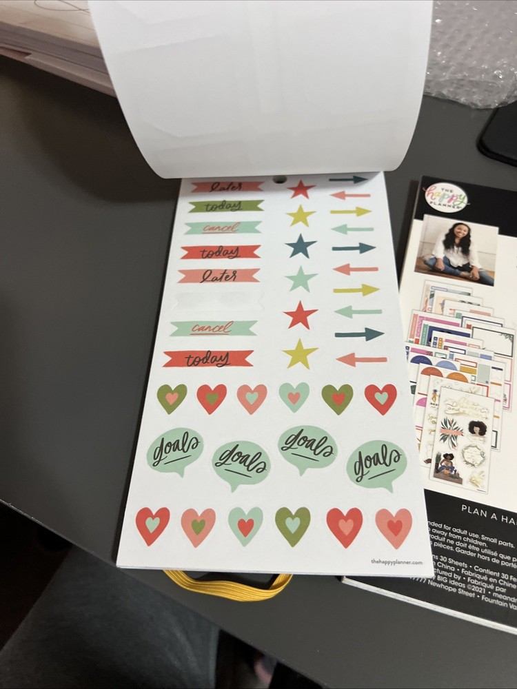 Happy Planner Sticker books 50+Sticker-sheets.