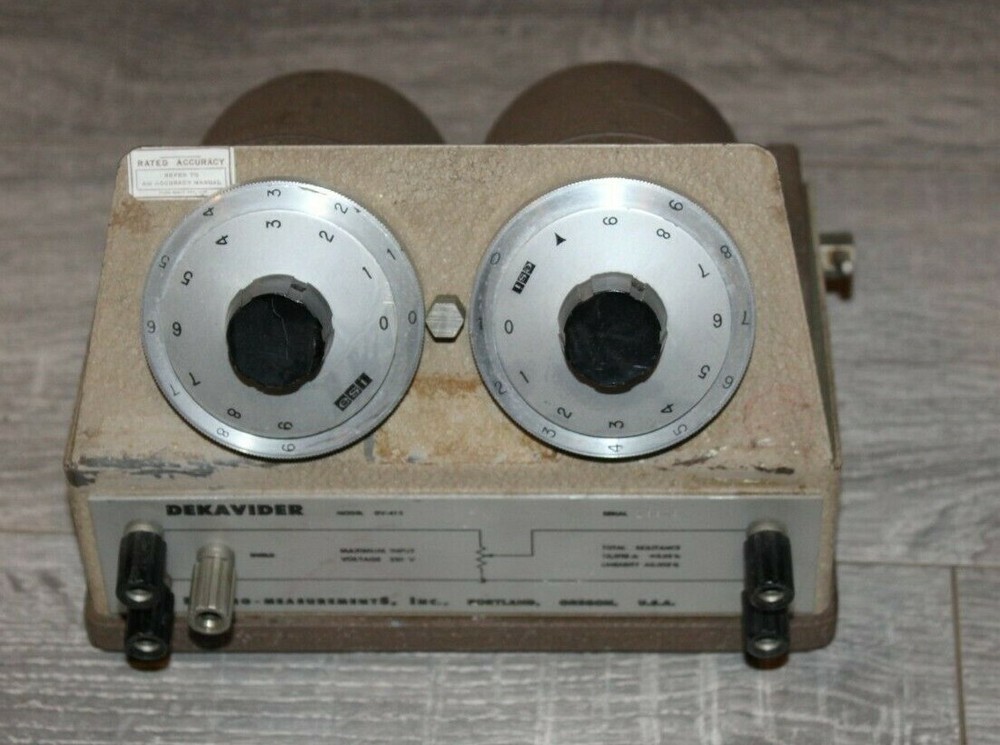 Dekavider DV-412 Voltage Divider..Used & Untested