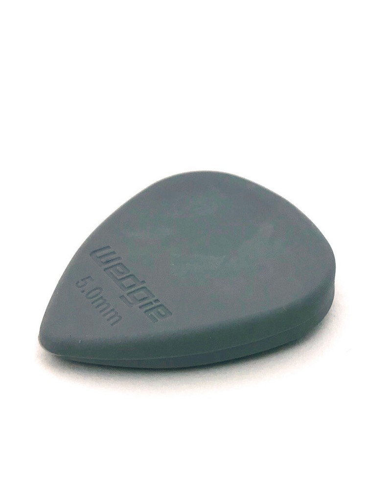 Wedgie Rubber Guitar Picks | 5.0mm | Medium | Grey | 18 pcs