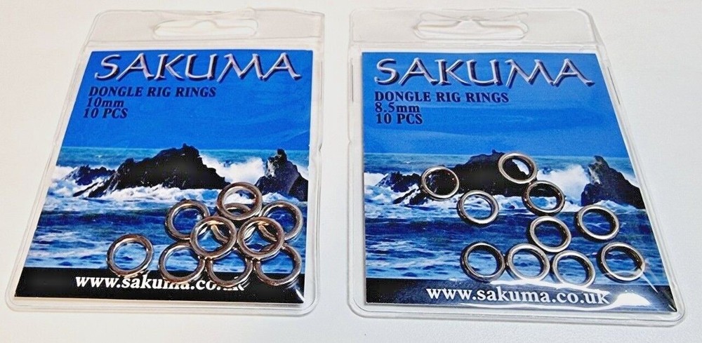 Sakuma Dongle Rig Rings - 10 Per Pack