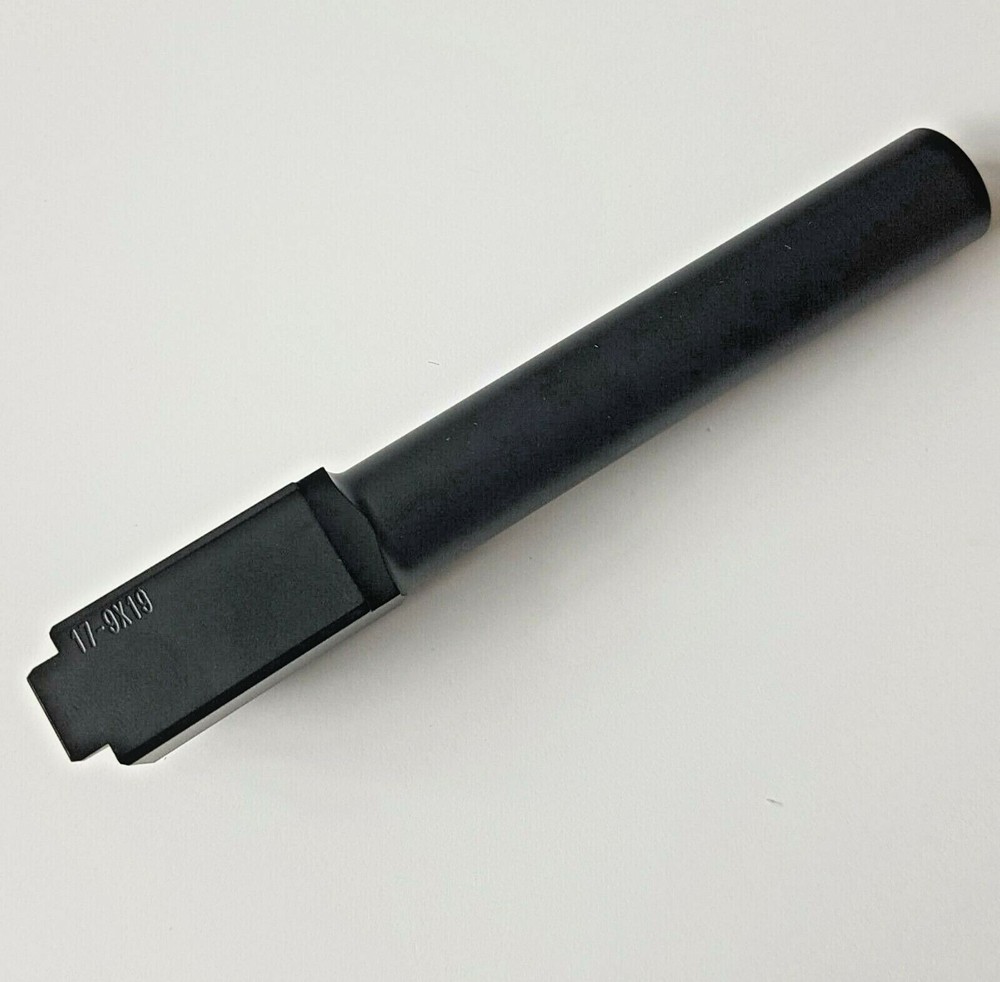 Glock 17 Barrel - G1-4 - Black Nitride - Flush & Crown Cut