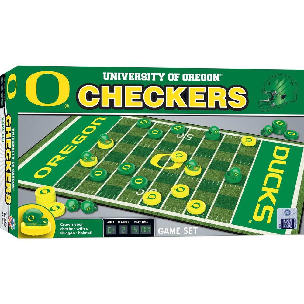 MasterPieces - Oregon Ducks - NCAA Checkers Board Game