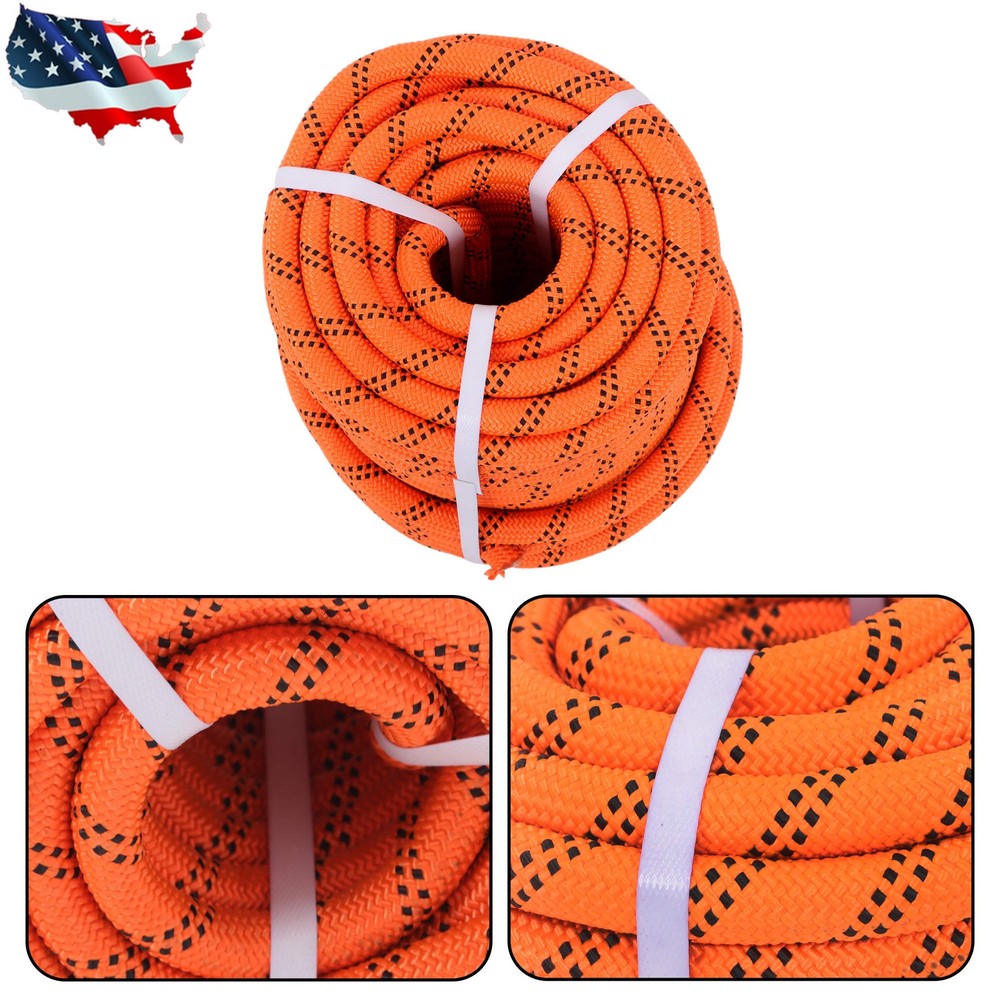 Pulling Rigging Line3/4" × 120' Double Braid Nylon Polyester Arborist Bull Rope