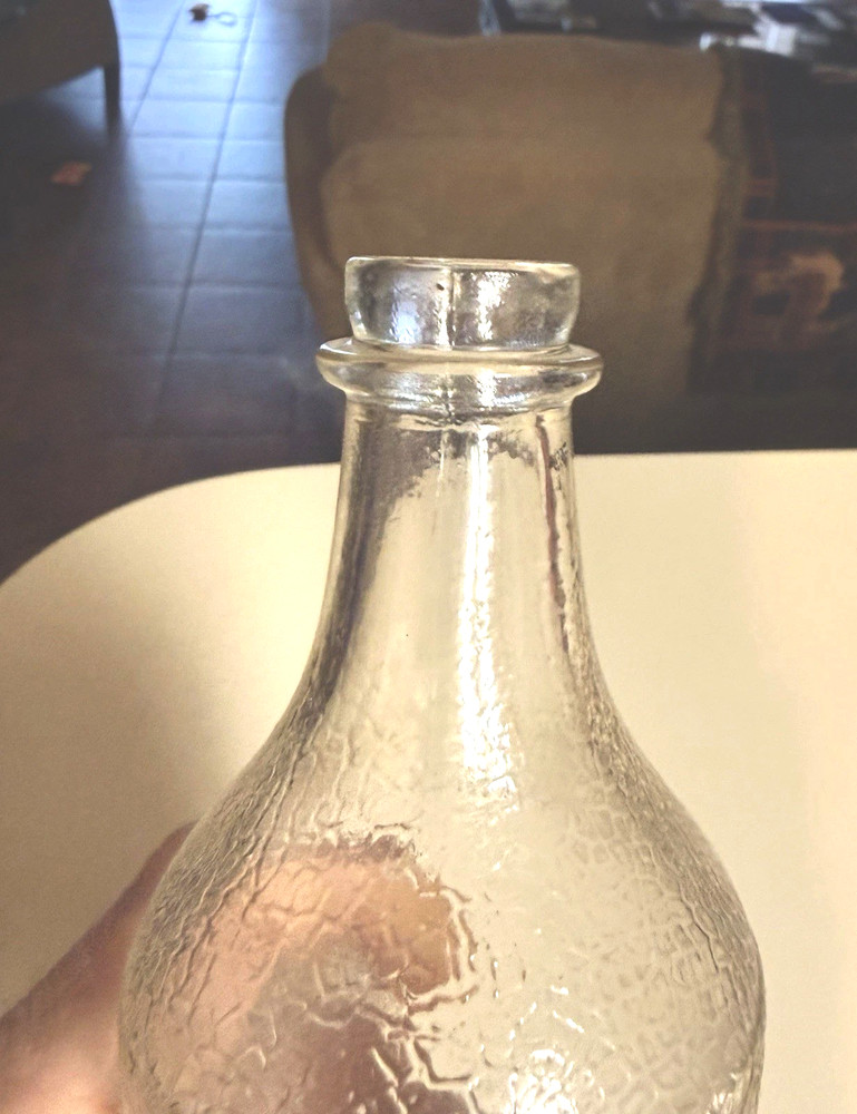 Rare Original Bay Rum Empty Paper Label Bottle !!