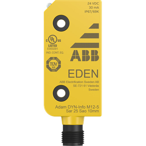 ABB 2TLA020051R5100 Safety Sensor, Eden Adam DYN-Info M12-5