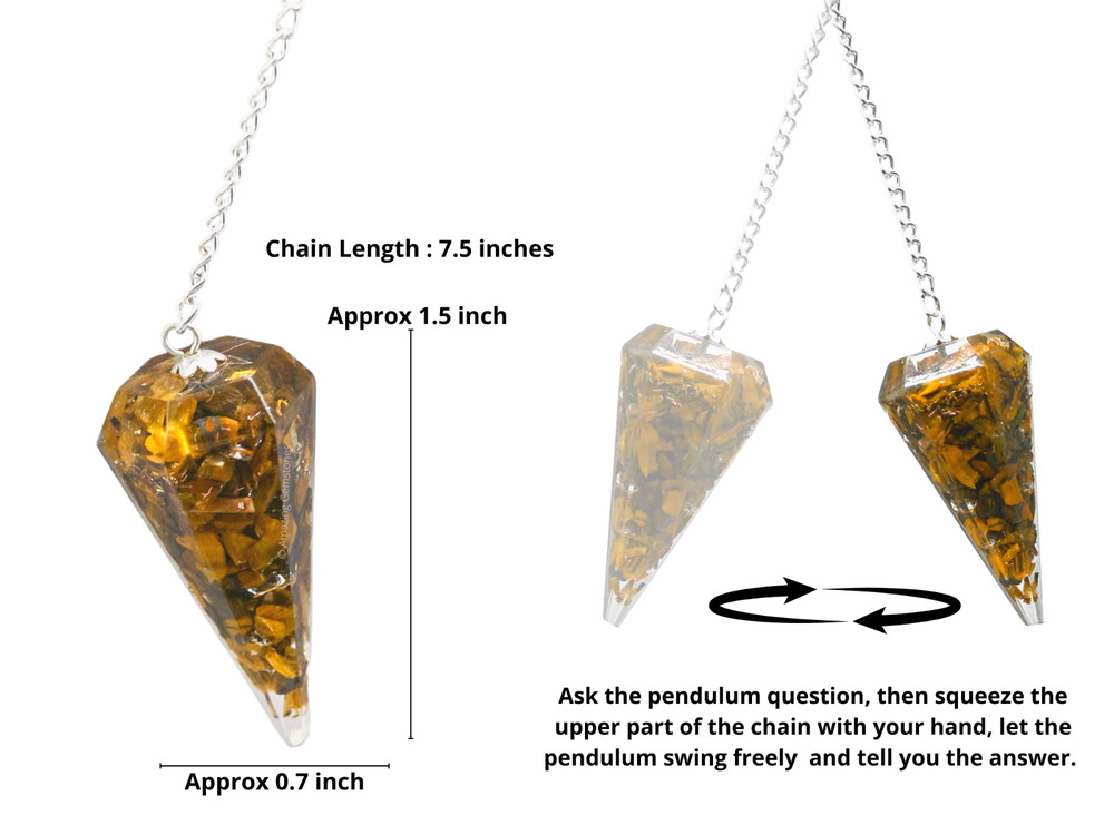 Tiger Eye Orgone Pendulum