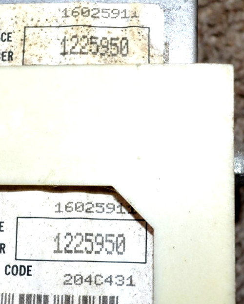 1982 CHEVROLET CAMARO ENGINE COMPUTER ECU ECM WITH CHIP HARNESSES 1225950