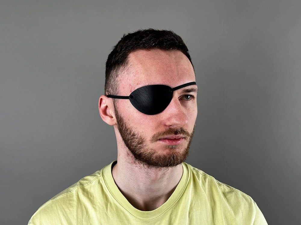 Leather Eye Patch, Eye Patch, Man Eye Patch, Woman Eye Patch, Slim Eye Patch, Ey