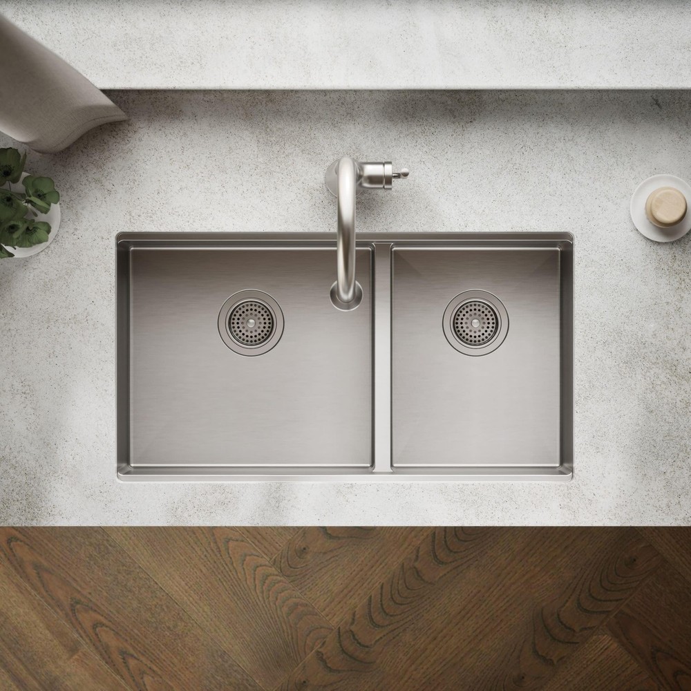 Kohler 33664-PC-NA Strive 32" Undermount Double Basin Kitchen Sink*READ*
