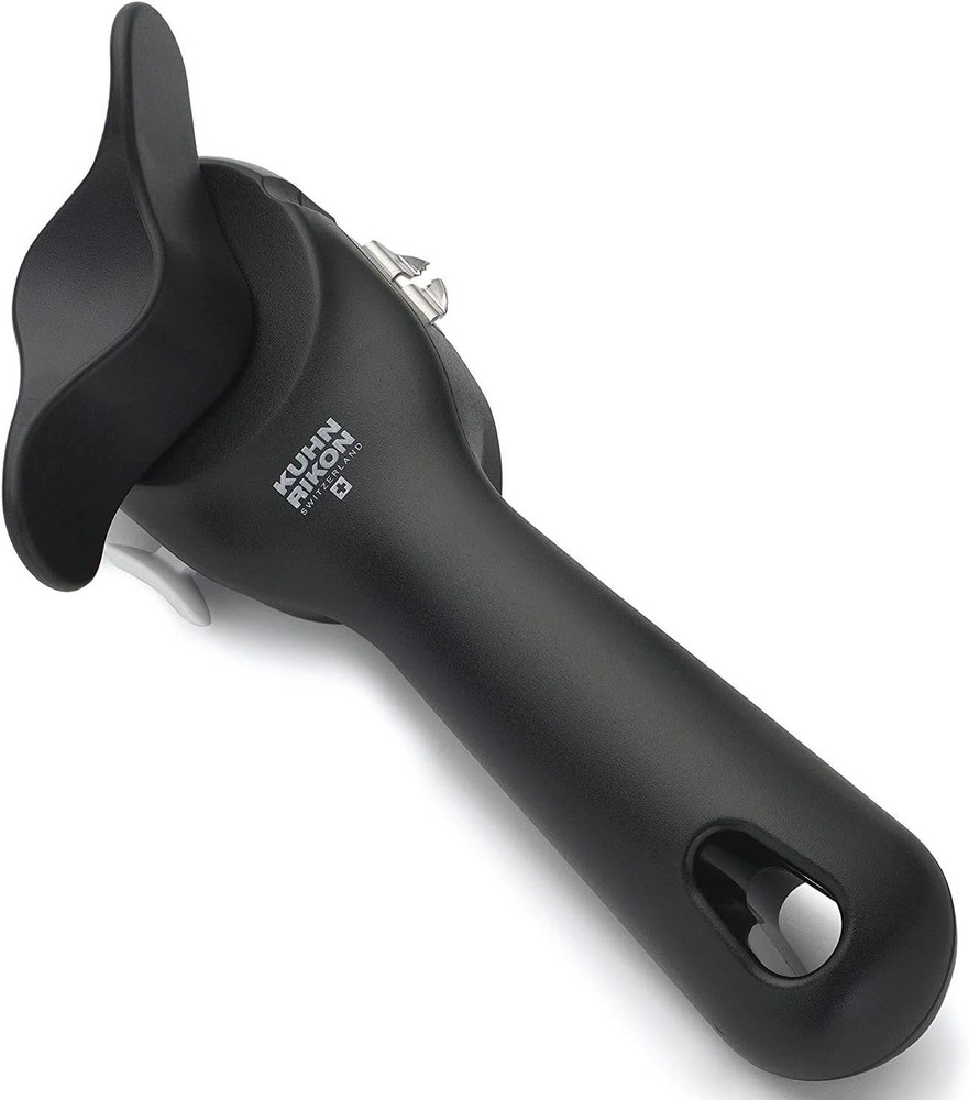 Smooth-Edge Auto Safety Can Opener, Black