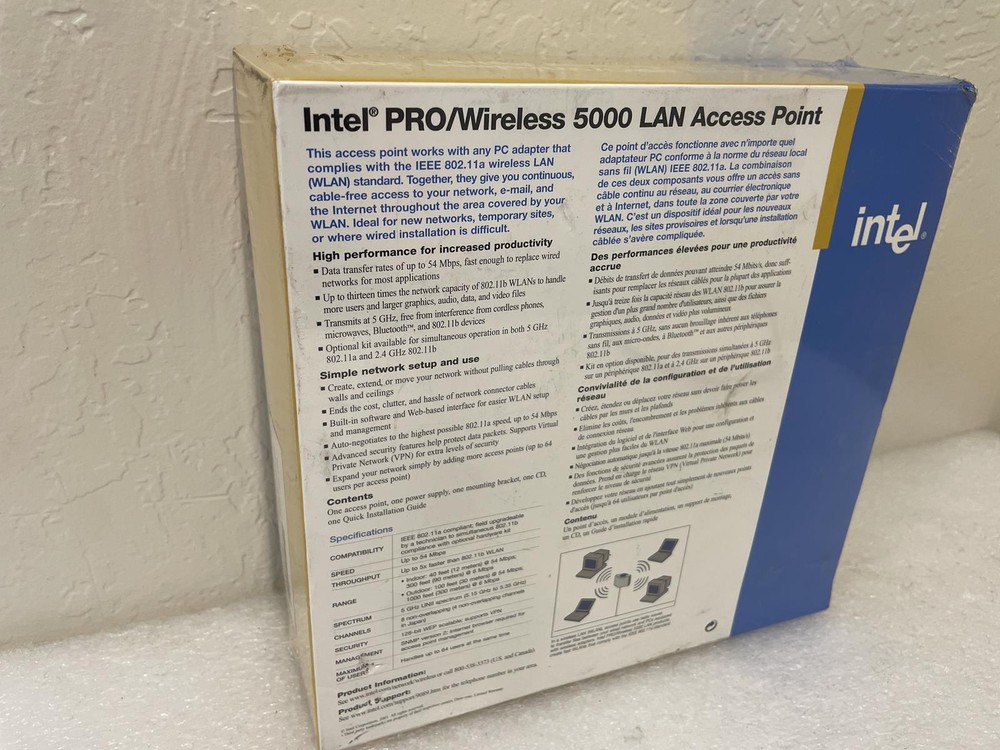 INTEL PRO WIRELESS 5000 LAN ACCESS POINT