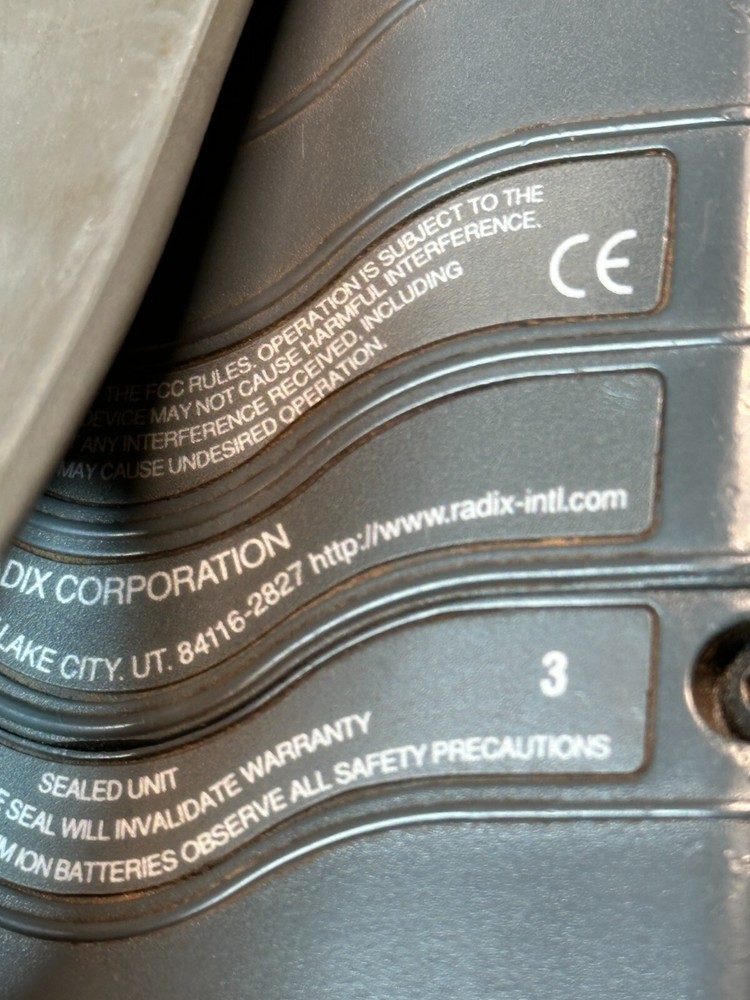 Radix FW500 water meter reading equipment Rugged handheld computer Works!!!