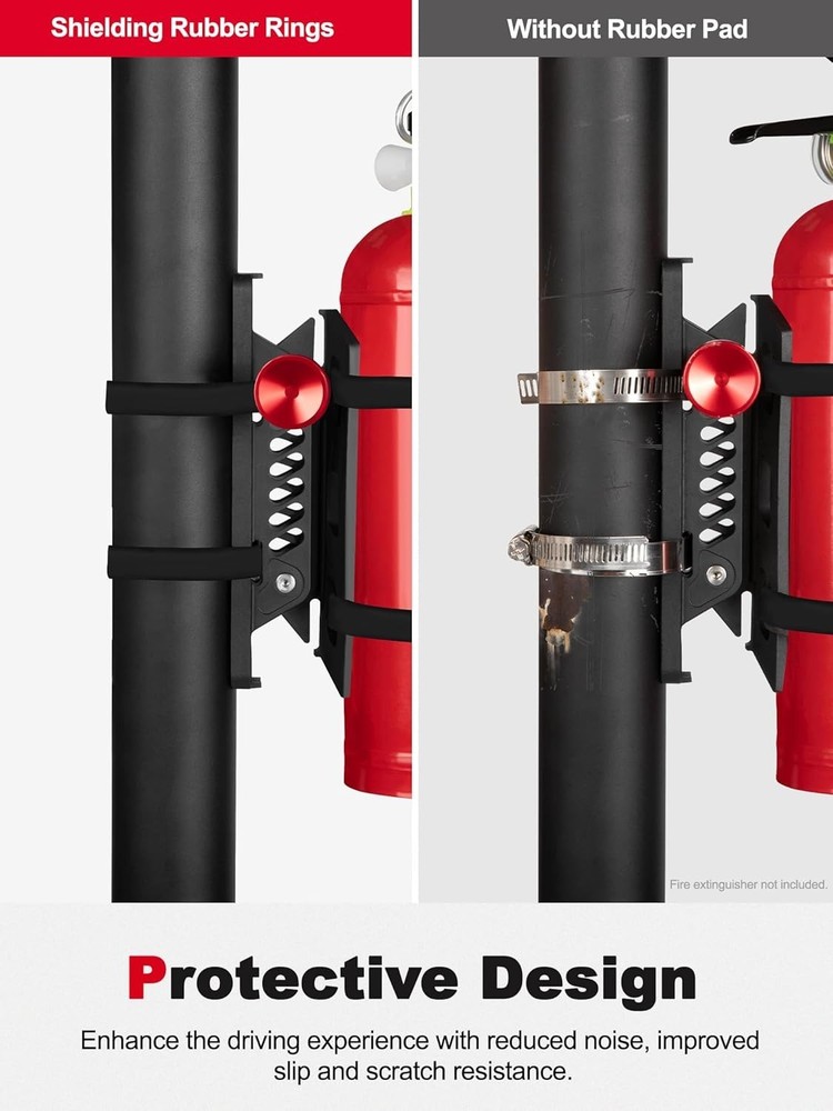 Adjustable Fire Extinguisher Mount, Easy Install on Roll Bar/ Cage Fire Extin...