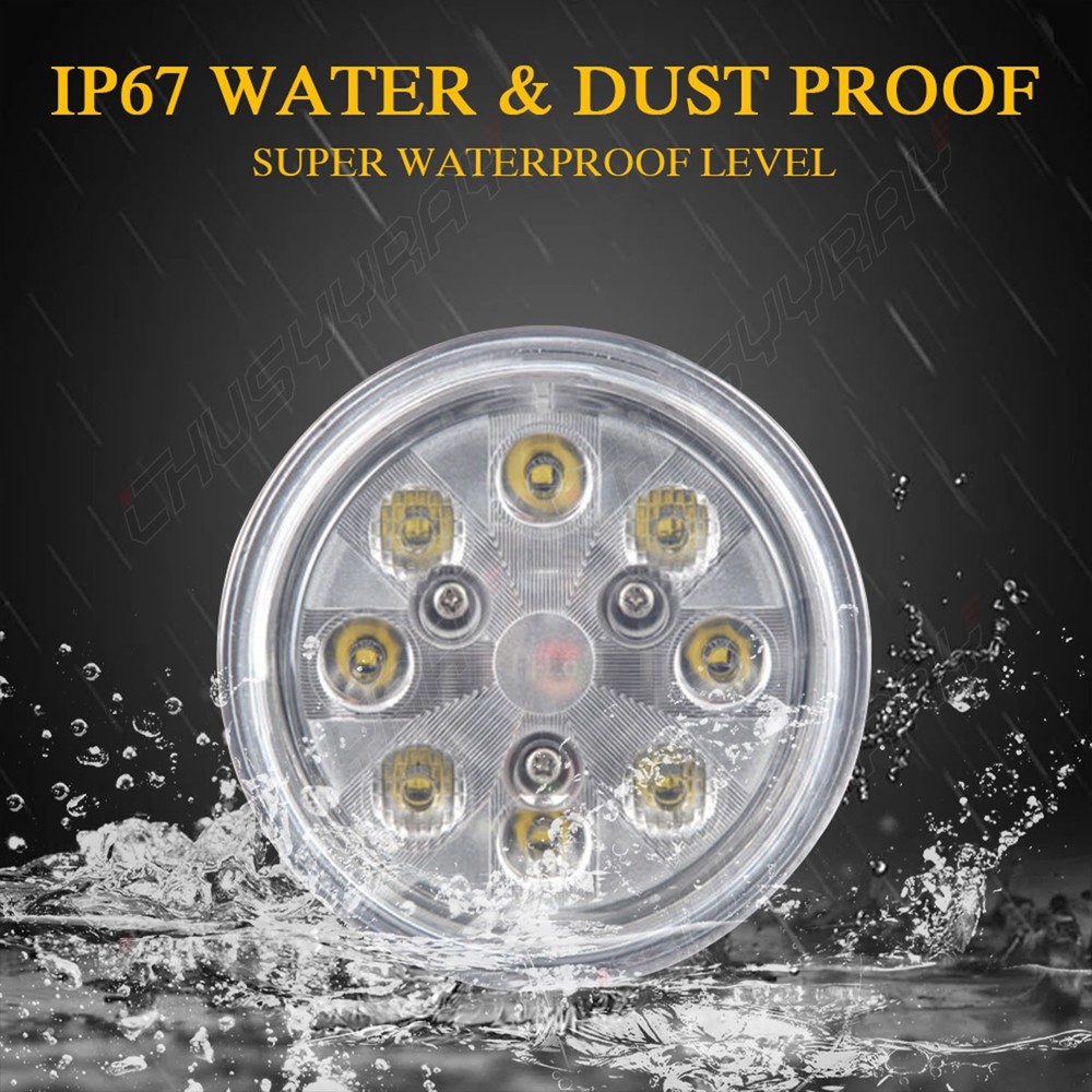 4PCS LED Work Lights Coversion Bulb Kit For Deere Tractor 8630,8640,8650