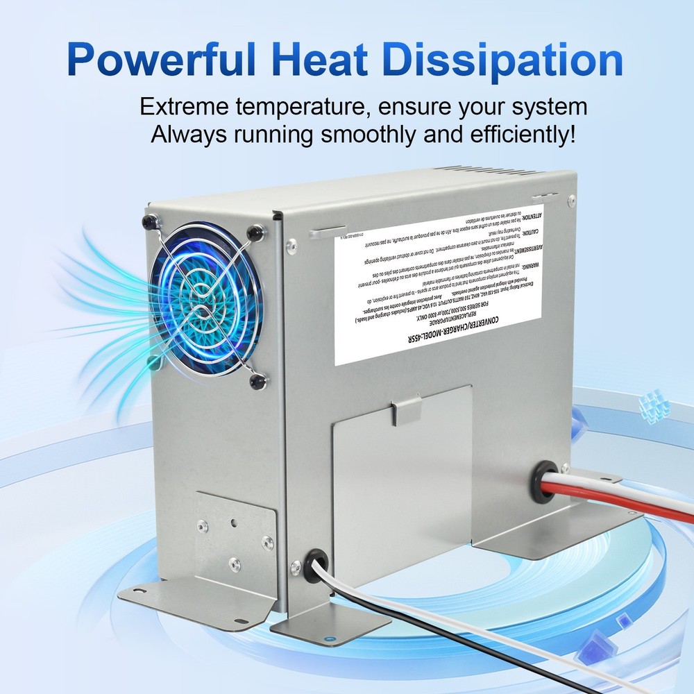 45RU 45amp RV Power Converter for Paralax and for Magnetek 7345 Power Centers