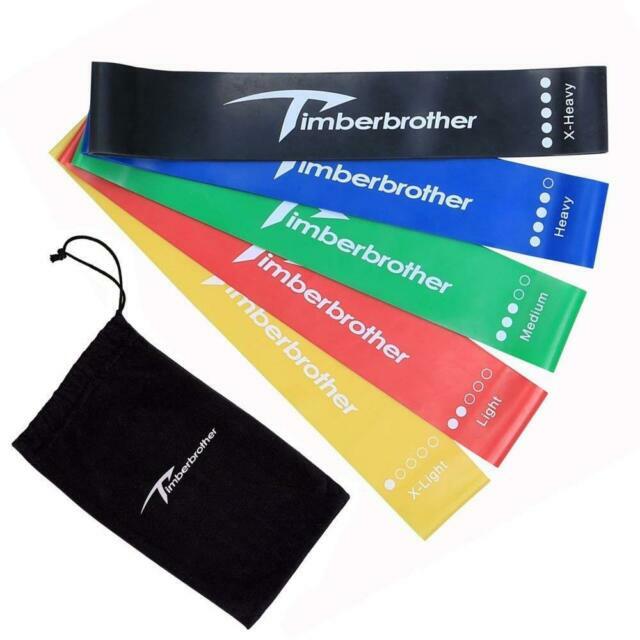 Resistance Loop Bands - 5 Pieces, Multicolor