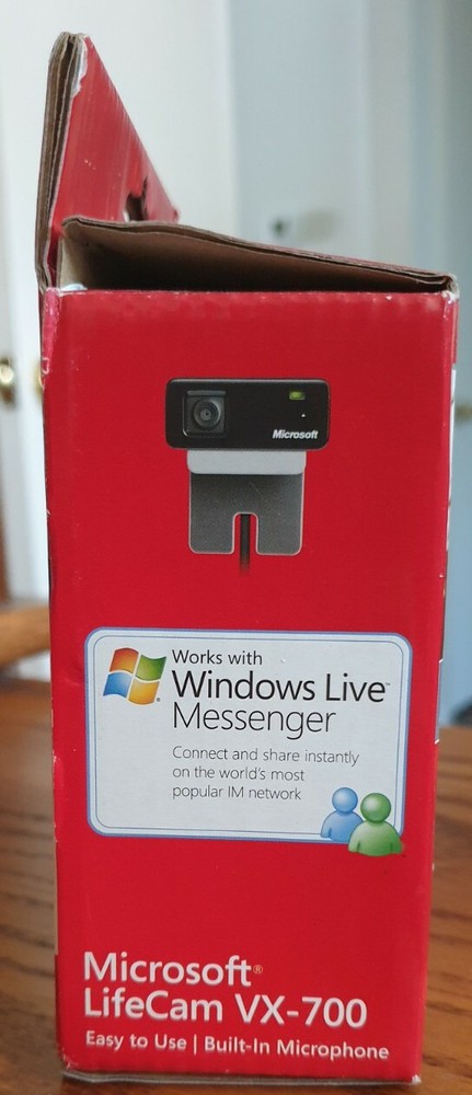 Microsoft LifeCam Web Cam VX-700 Built In Microphone