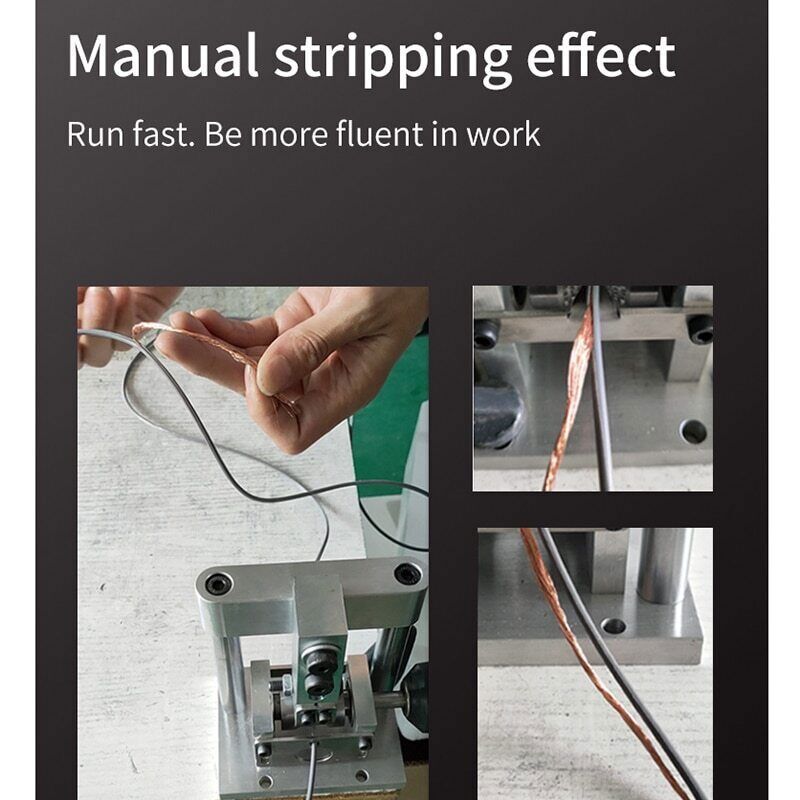 Wire Puller Peeling Automatic Hand Crank Cable Stripper Recycling Tool Diy