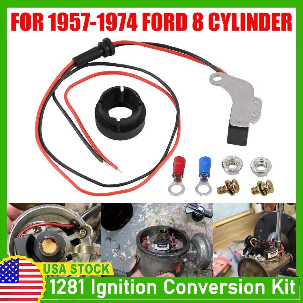 For Ford V8 Pertronix 1281 Ignition Points-to-Electronic Conversion Kit Ignitor✅