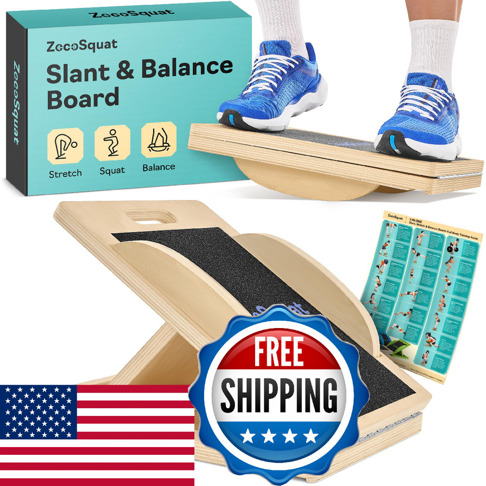 Slant Boards for Exercise – Slant Board with 6 Incline Angles – Transforms Into