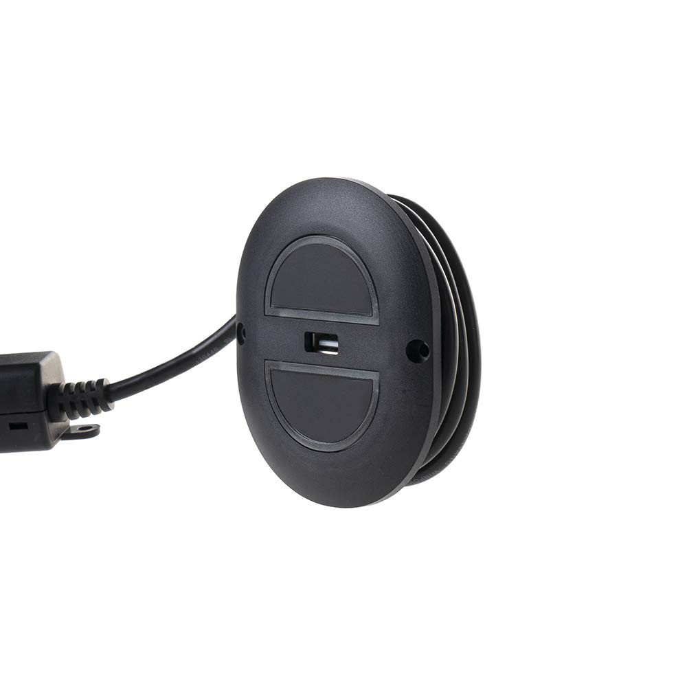 Oval 2 Button 5 Pin Switch Remote Control USB Blue Light Power Recliner