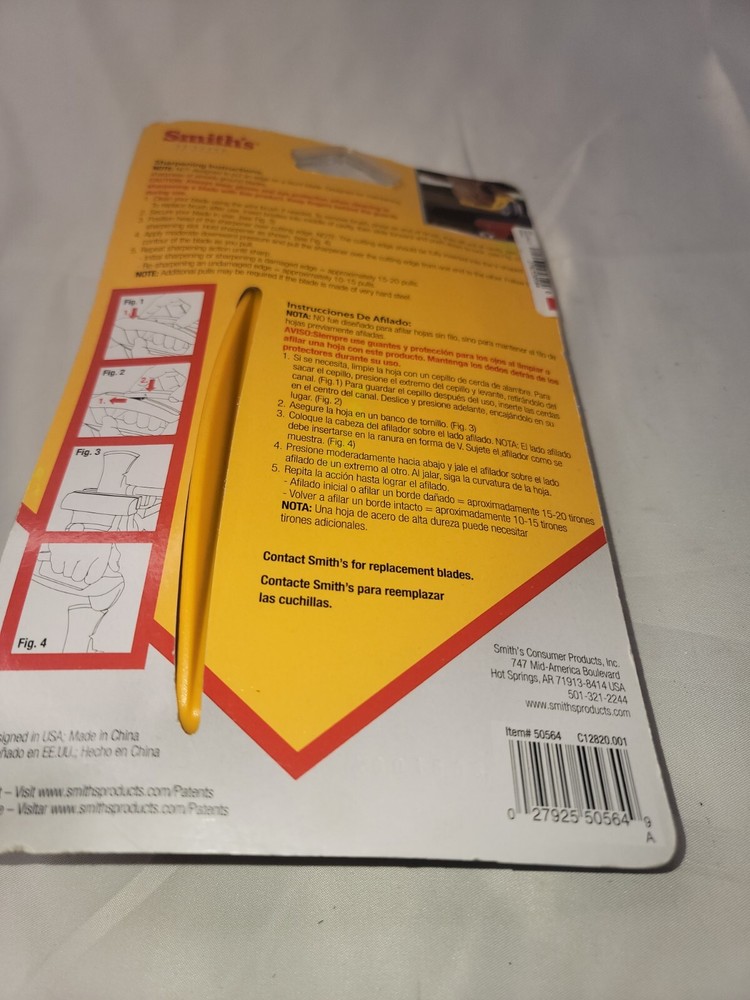 Smiths Axe and Machete Sharpener with Oversized handle Model# 50564 NEW