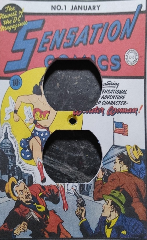 Custom Handmade Sensation Comics #1 - Various Light Switch Covers