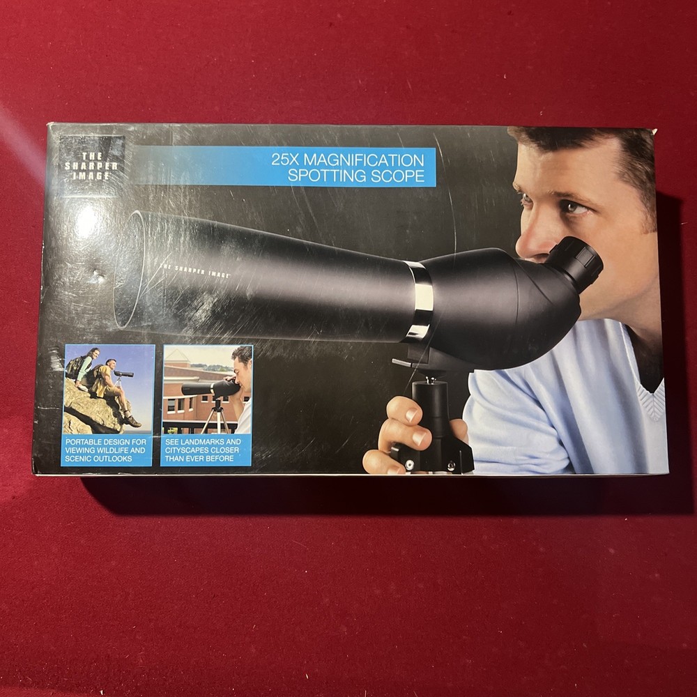 Sharper Image  25X Magnification Portable Spotting Scope