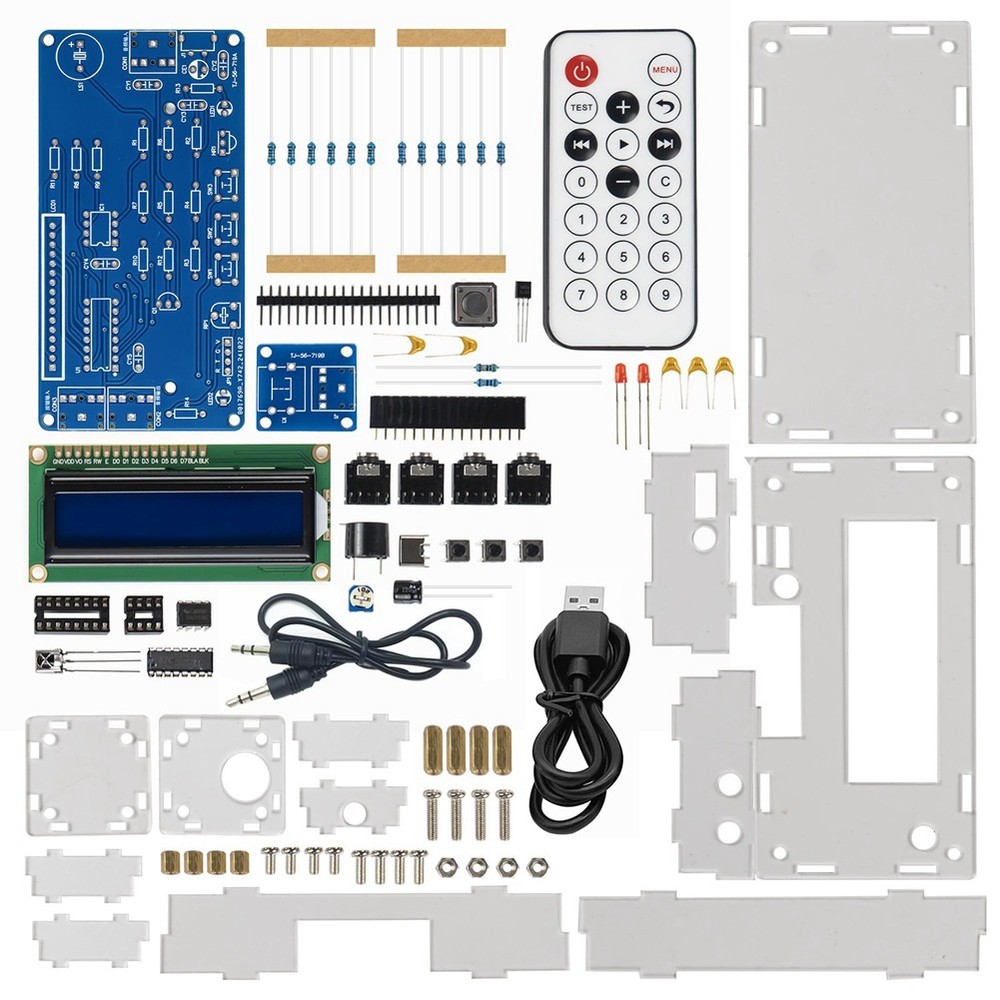Upgrade CW Morse Code Infrared Decoder Electronic DIY Production Kit9409