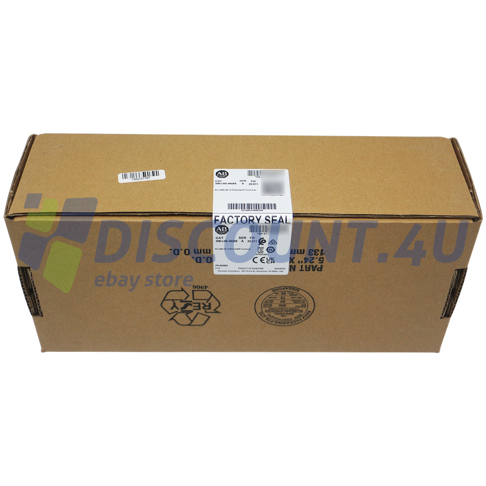 New Allen-Bradley 2080-L50E-48QBB Micro850 48 I/O EtherNet/IP Controller