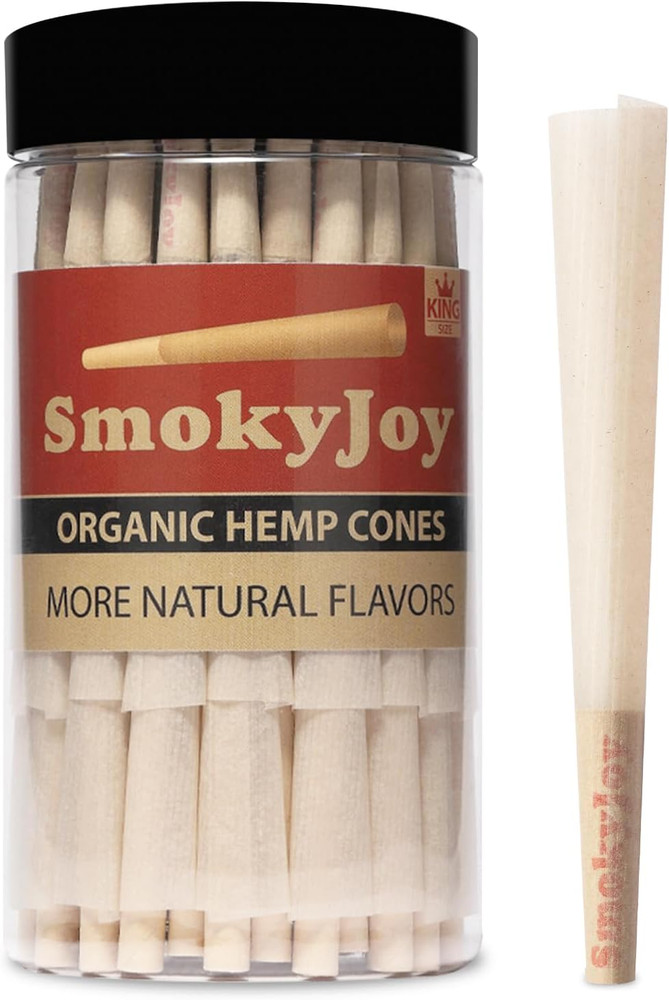 (50 Pack) King Size Cones - Pre Rolling Rolled Preroll Papers With Filter