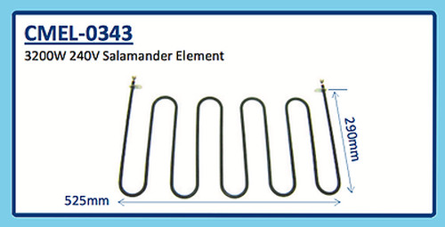 3200W 240V SALAMANDER ELEMENT CMEL-0343