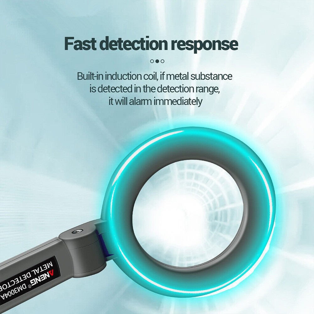 Handheld Metal Detector Airport Security Scanner High Sensitive Testing Tool