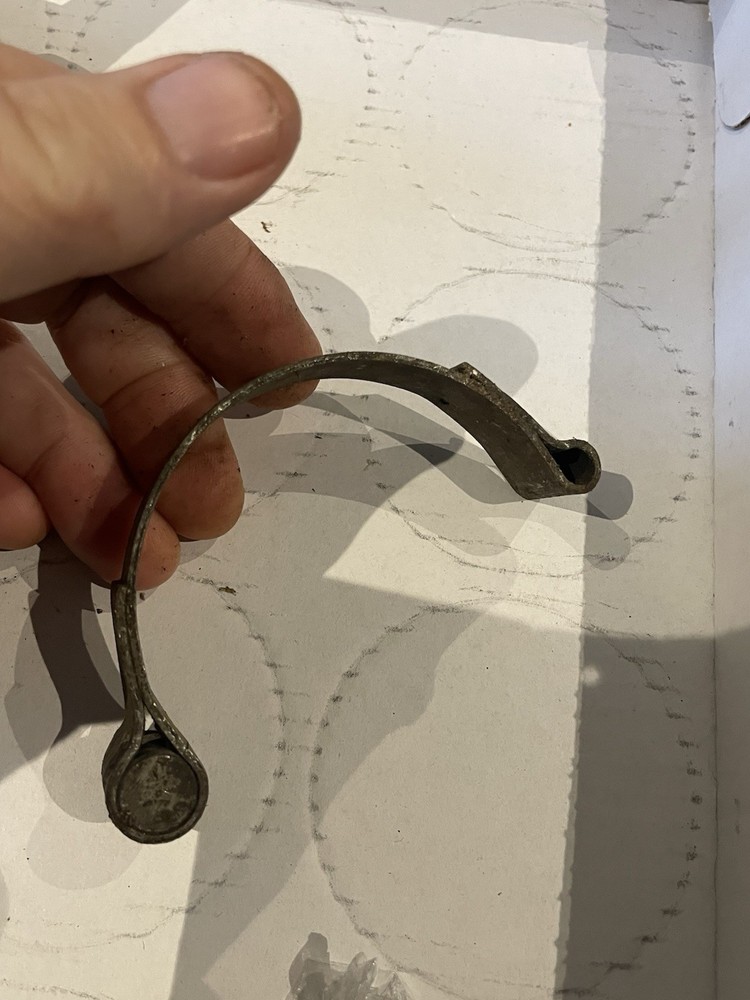Vintage Motorcycle Triumph Bsa Matchless Etc Dynamo Securing Strap Size Shown