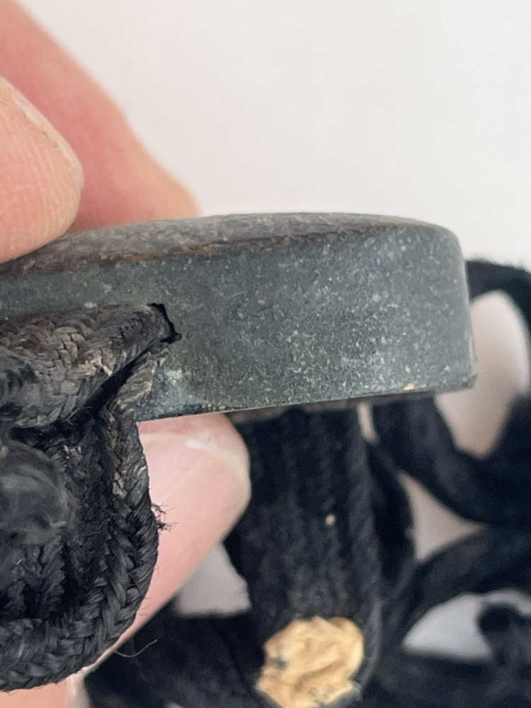 Original Ww2 Japanese Kashira Samurai Sword Part Butt End