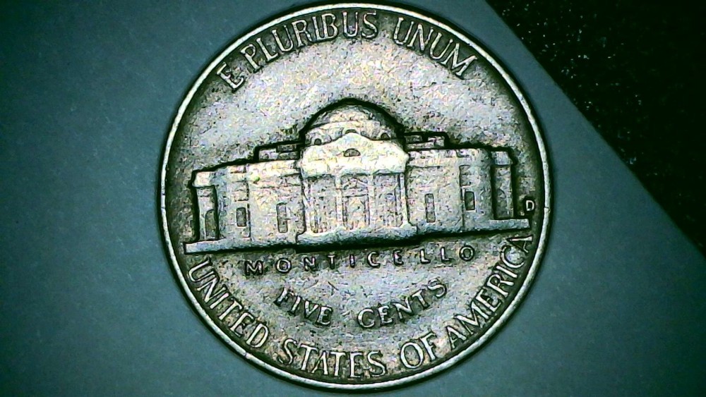 1954 D over S mint  mark Jefferson  Nickel errors