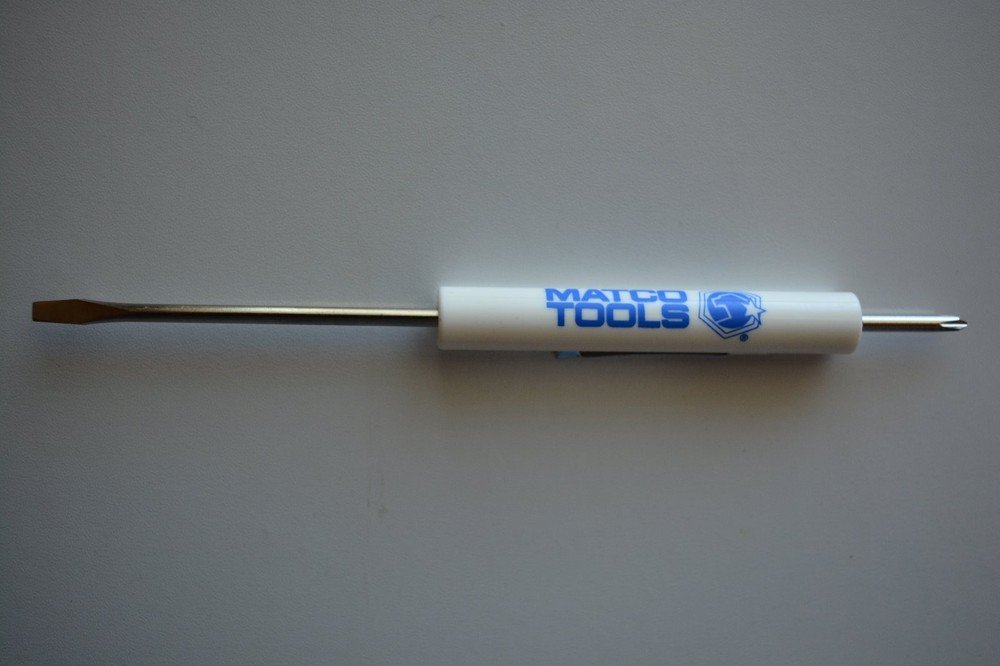 promotional Matco tools pocket clip screwdriver flat tip with phillips tip top