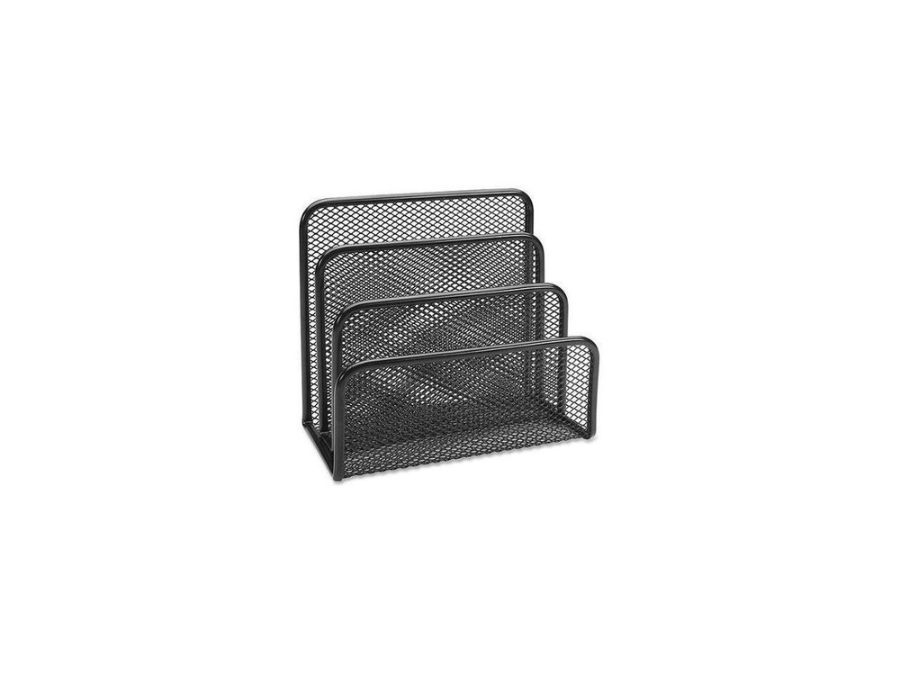 Lorell Vertical Sorter 5-5/8"x3-1/8"x5-1/4" Black Mesh 84153