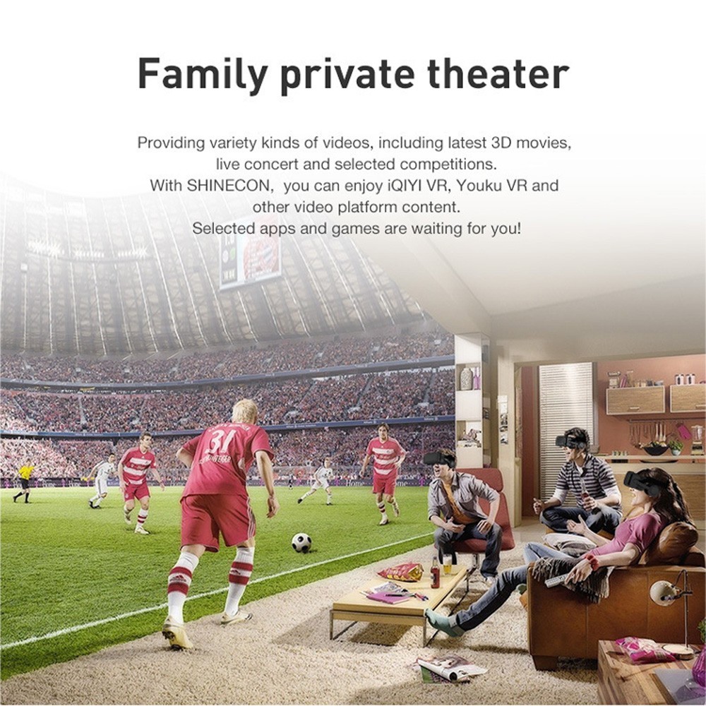 VR Box 4.0 3D Virtual Reality Headset with Bluetooth & Controller – Immersive VR