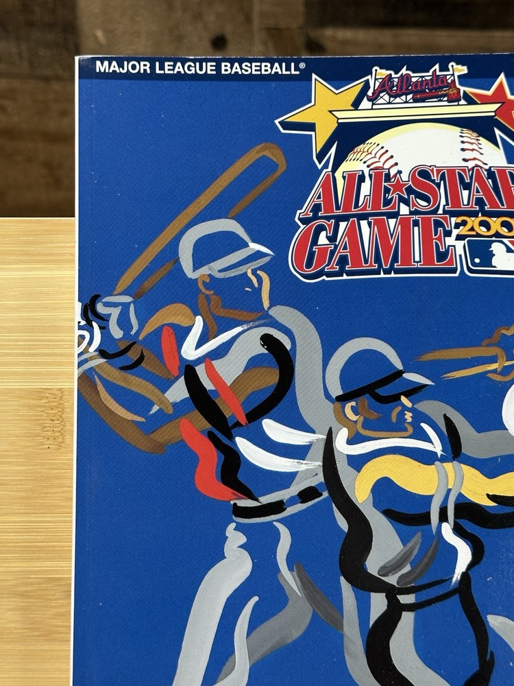 2000 Major League Baseball All Star Game Program From Turner Field